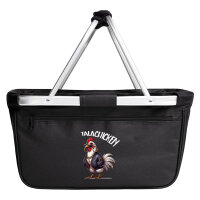 Einkaufskorb faltbar Talachicken Meme Talahon 20 Liter Black