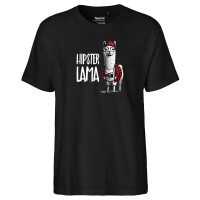 Herren T-Shirt Hipser Lama Comic Meme