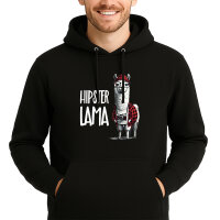 Unisex Hoodie Hipser Lama Comic Meme