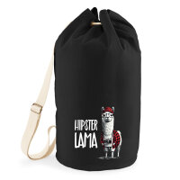 Seesack Hipser Lama Comic Meme 20 Liter Black