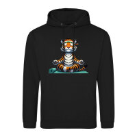 Unisex Hoodie Yoga Tiger Comic