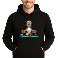 Unisex Hoodie Yoga Tiger Comic