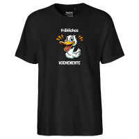 Herren T-Shirt fröhliches Wochenente Ente Meme