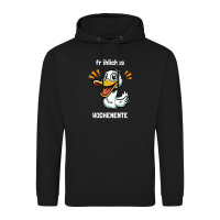 Unisex Hoodie fröhliches Wochenente Ente Meme