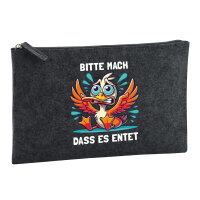 Kulturbeutel Bitte mach dass es entet Ente Meme 1 Liter...