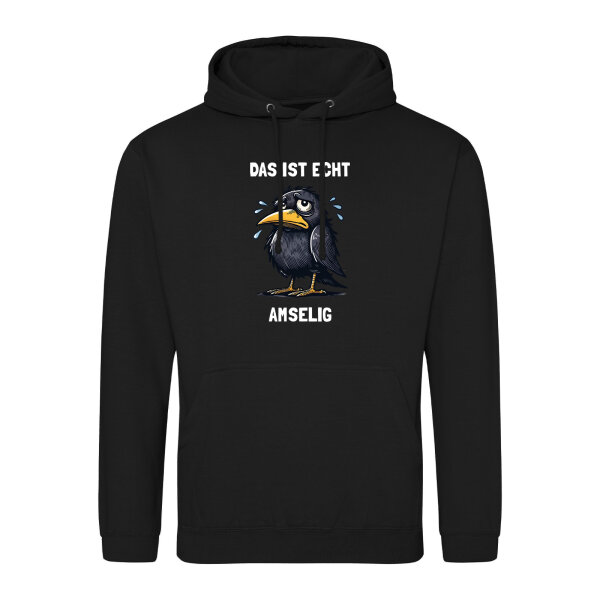 Unisex Hoodie Das ist echt Amselig Amsel Meme