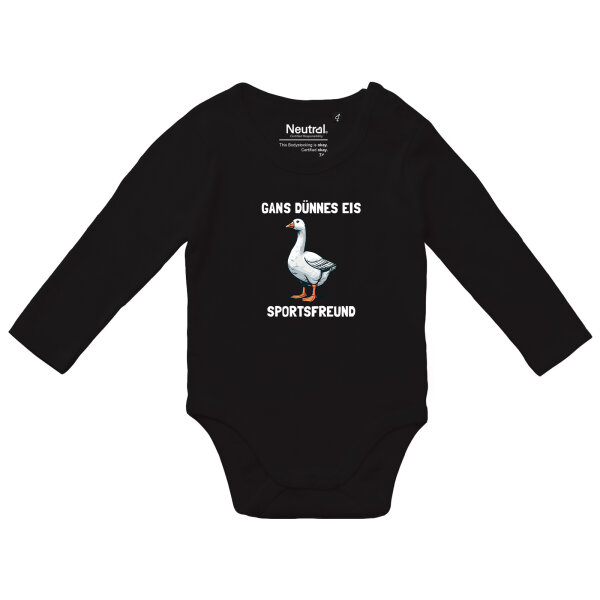 Baby Body Gans dünnes Eis Sportsfreund Gans Meme