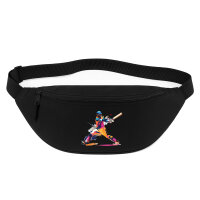 Bauchtasche Baseball Spieler bunte Silhouette 2,5 Liter...