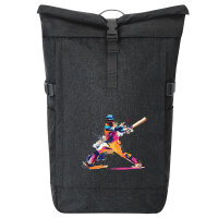 Kurierrucksack Baseball Spieler bunte Silhouette 30-44...