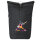 Kurierrucksack Baseball Spieler bunte Silhouette 30-44 Liter Black Melange