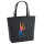 Filz Shopper Tennis Spieler bunte Silhouette 22 Liter
