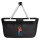 Einkaufskorb faltbar Tennis Spieler bunte Silhouette 20 Liter Black