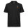 Herren Polo Shirt Tennis Spielerin bunte Silhouette