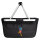 Einkaufskorb faltbar Tennis Spielerin bunte Silhouette 20 Liter Black
