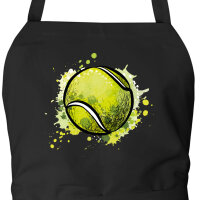 Sch&uuml;rze Tennisball Comic mit Taschen