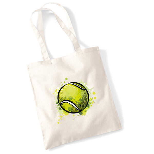 Jutebeutel Tennisball Comic 10 Liter