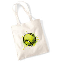 Jutebeutel Tennisball Comic 10 Liter