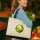 Jutetasche Tennisball Comic 21 Liter Black