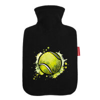 Wärmflasche Tennisball Comic