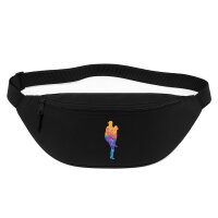 Bauchtasche Baseball Pitcher bunte Silhouette 2,5 Liter...