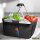 Einkaufskorb faltbar Baseball Batter Spieler bunte Silhouette 20 Liter Black