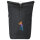 Kurierrucksack Baseball Batter Spieler bunte Silhouette 30-44 Liter Black Melange
