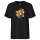 Herren T-Shirt Baseballhandschuh und Ball Spieler bunte Silhouette