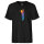 Herren T-Shirt Golf Spieler bunte Silhouette