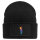 Beanie mit Patch Golf Spieler bunte Silhouette Black