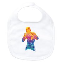 Baby L&auml;tzchen Boxer Spieler bunte Silhouette