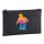 Kulturbeutel Boxer Spieler bunte Silhouette 1 Liter Charcoal