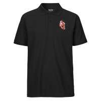 Herren Polo Shirt Boxhandschuh Comic