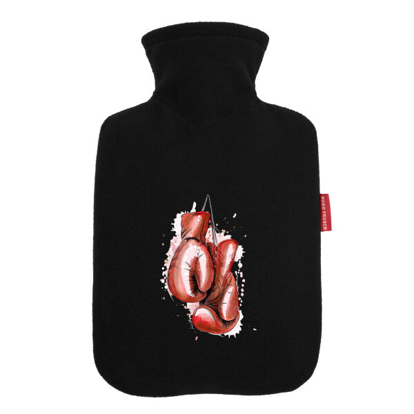 Wärmflasche Boxhandschuh Comic