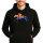Unisex Hoodie Pferderennen Jockey bunte Silhouette
