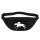 Bauchtasche Pferderennen Jockey bunte Silhouette 2,5 Liter Black