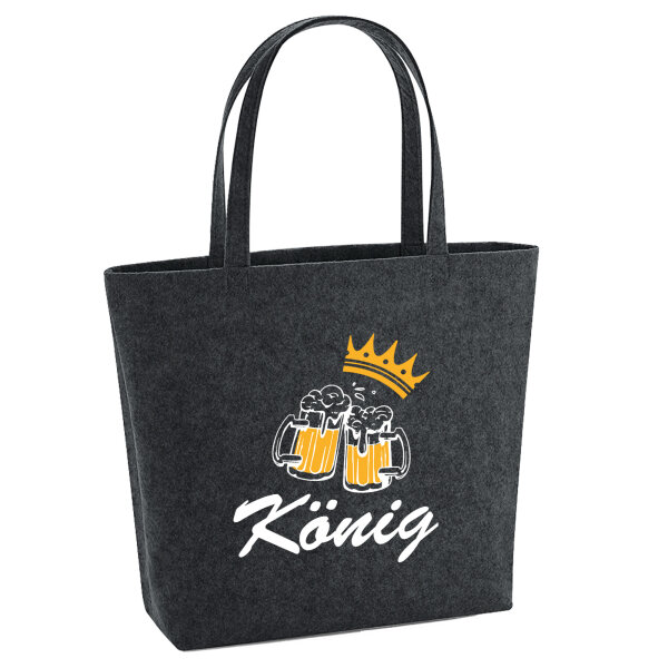 Filz Shopper König Schützenfest 22 Liter