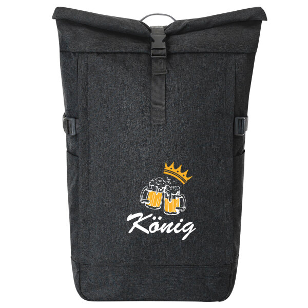 Kurierrucksack König Schützenfest 30-44 Liter Black Melange
