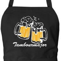 Schürze Tambourmajor Spielmannszug mit Taschen