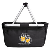 Einkaufskorb faltbar Tambourmajor Spielmannszug 20 Liter Black