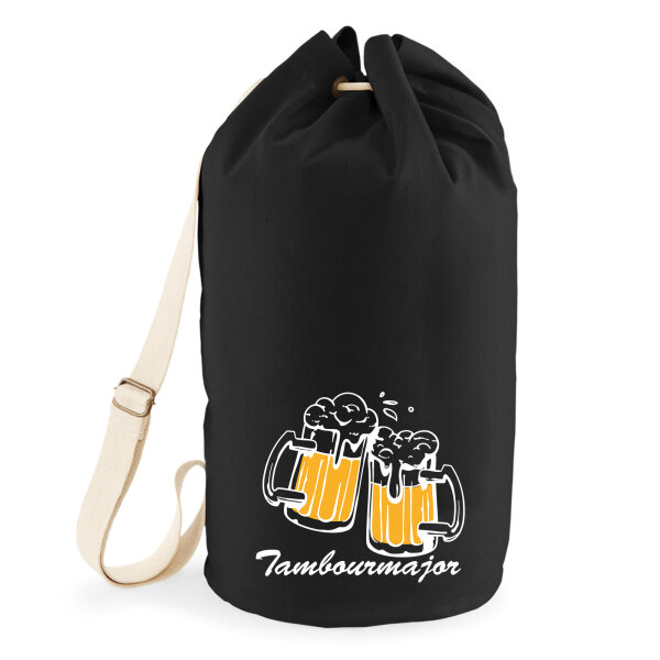 Seesack Tambourmajor Spielmannszug 20 Liter Black