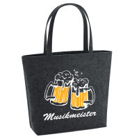 Filz Shopper Musikmeister Schützenfest 22 Liter