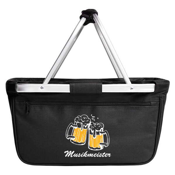 Einkaufskorb faltbar Musikmeister Schützenfest 20 Liter Black
