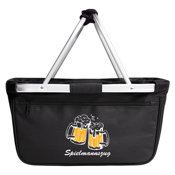 Einkaufskorb faltbar Spielmannszug Schützenfest 20 Liter Black