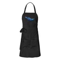 Schürze Schwimmen bunte Silhouette mit Taschen