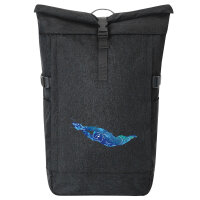Kurierrucksack Schwimmen bunte Silhouette 30-44 Liter Black Melange