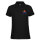 Damen Polo Shirt Tischtennis bunte Silhouette
