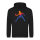 Unisex Hoodie Tischtennis bunte Silhouette