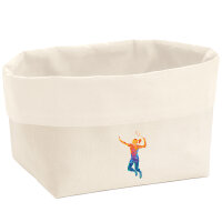 Organizer Badminton bunte Silhouette