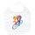 Baby Lätzchen Radsport bunte Silhouette Klettverschluss