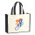 Jutetasche Radsport bunte Silhouette 21 Liter Black